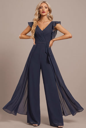 YQ0028-C118-1 — Dark Navy jumpsuit