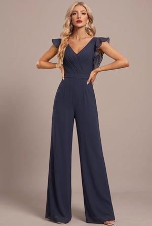 YQ0028-C118-2 — Dark Navy jumpsuit
