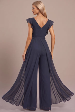 YQ0028-C118-3 — Dark Navy jumpsuit