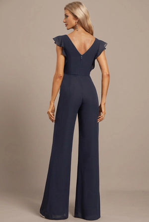 YQ0028-C118-4 — Dark Navy jumpsuit