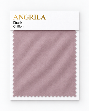 Dusk Chiffon fabric swatch - Angrila