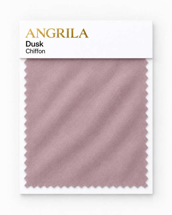 Dusk Chiffon fabric swatch - Angrila