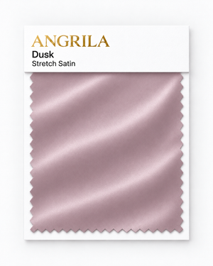 Dusk Stretch Satin fabric swatch - Angrila
