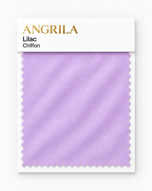 Lilac Chiffon fabric swatch - Angrila