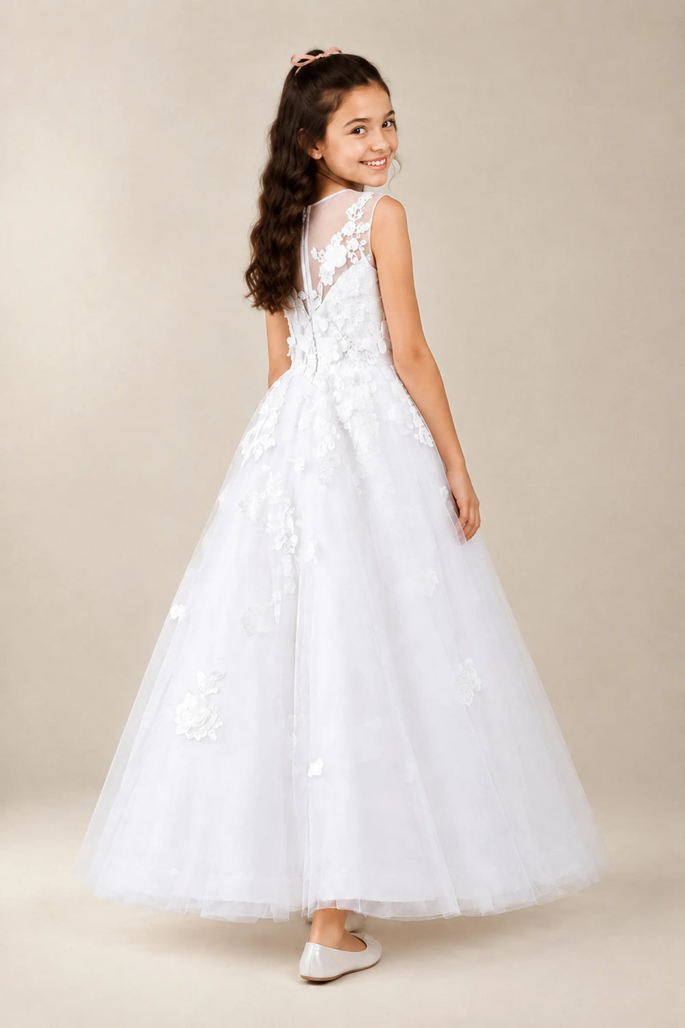 White — front