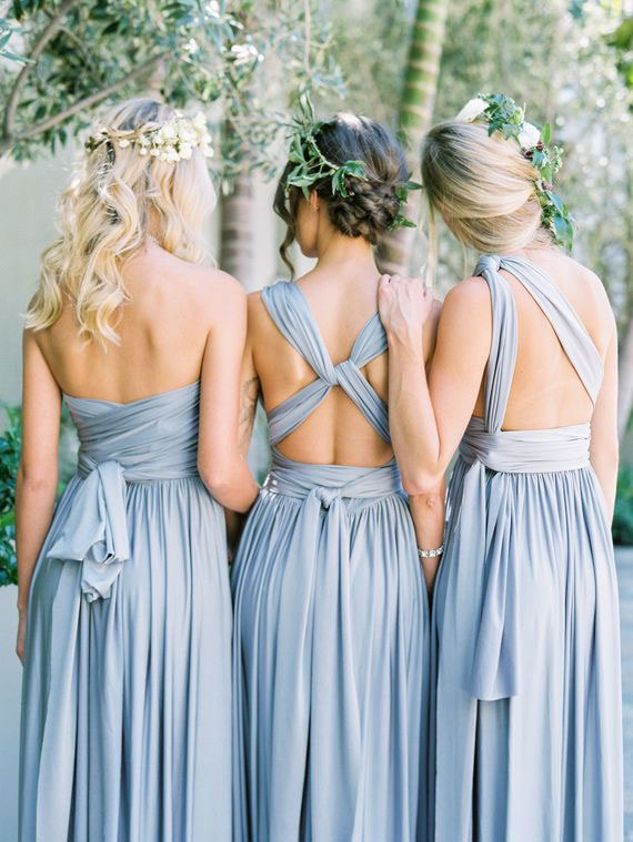 Convertible Stretch Jersey A-Line Bridesmaid Dress