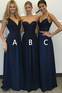 Convertible Elegant Lace & Chiffon Bridesmaid Dresses