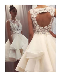 Custom Dress - White Short Dress