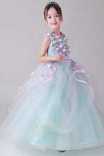 Floor-Length Flower Girl Dresses with Beads