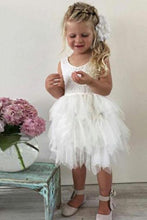 Cute Lace Tutu Knee-length Flower Girls Dresses