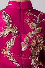 High Neck Flower Girl Dresses with Embroidery