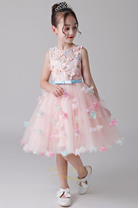 A-Line Sleeveless Flower Girl Dresses