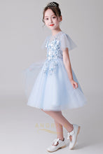 Short Sleeves Flower Girl Dresses