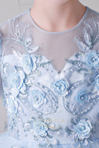 Short Sleeves Flower Girl Dresses