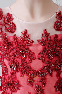Long Applique Flower Girl Dresses