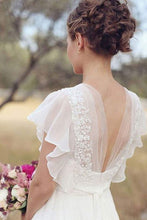 Simple A-Line Chiffon Wedding Dresses