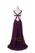 Shoulder Straps Bridesmaid Dresses with Split