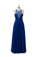 Chiffon Sleeveless Formal Dresses with Beads