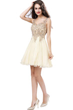Short Homecoming Prom Dresses with Beaded