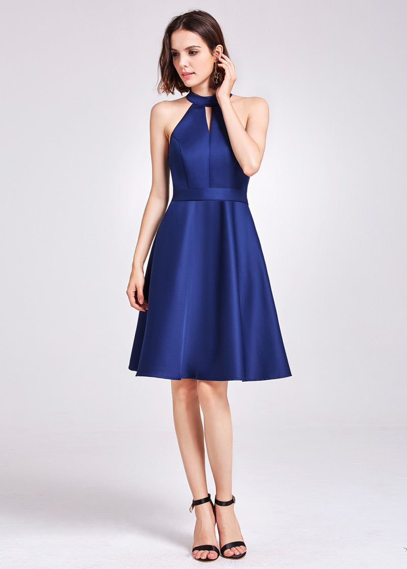 Chic Knee-length High Neck Prom Dress Angrila Chic Knee-length High Neck Prom Dress Angrila