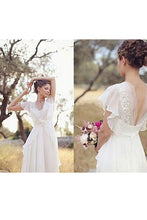 Simple A-Line Chiffon Wedding Dresses