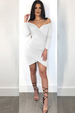 Sexy Women's Short Long Sleeves Prom