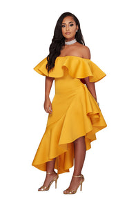 Women's Off-the-Shoulder Asymmetrical Prom & Party Dresses