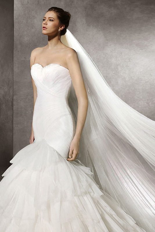 Strapless Mermaid Sweetheart Wedding Dresses