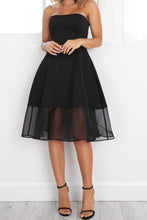 Simple Tulle Sleeveless Knee-length Dress