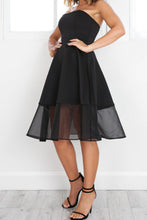 Simple Tulle Sleeveless Knee-length Dress