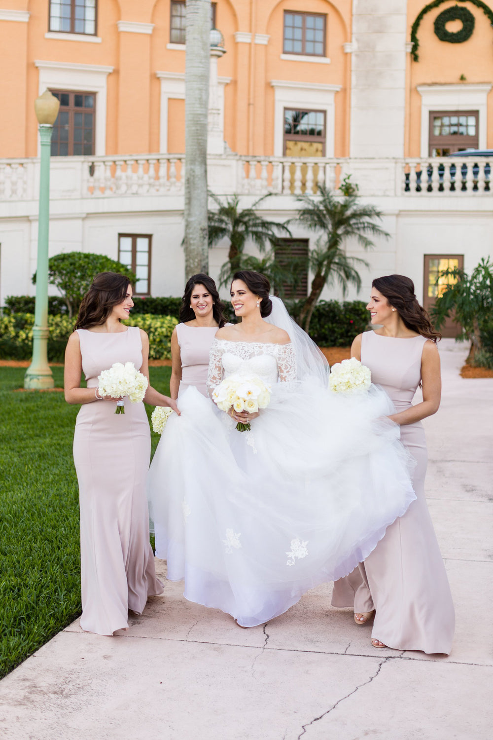 Boat-Neck Stretch Jersey Mermaid Bridesmaid Dress