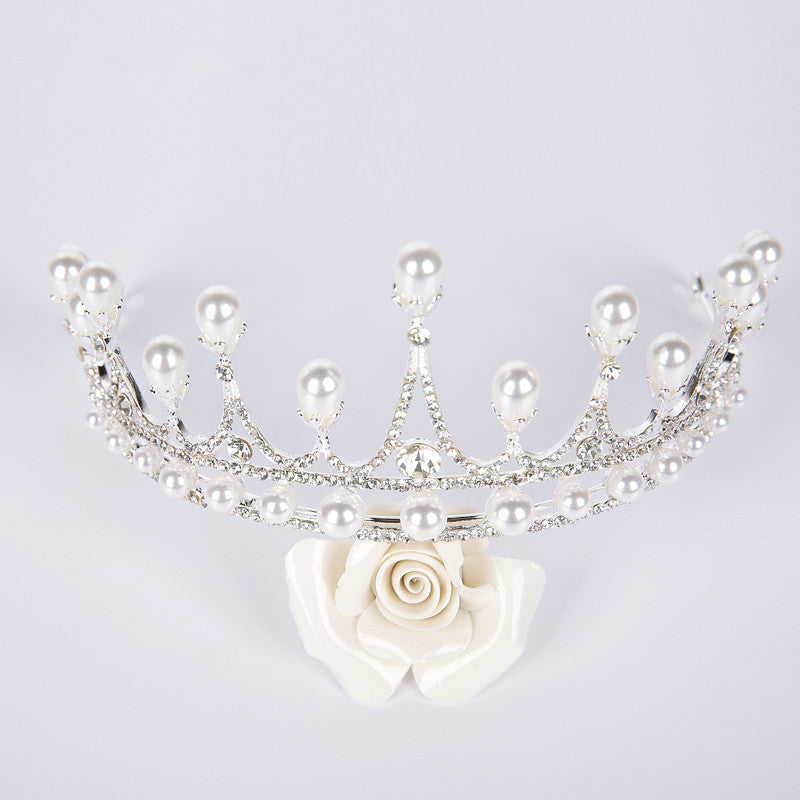 Pearls Tiara Bridal Headpiece