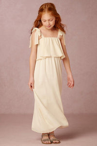 Chiffon Sleeveless Two-Piece Flower Girl Dresses