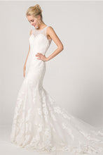 Sleeveless Mermaid Lace Wedding Dresses