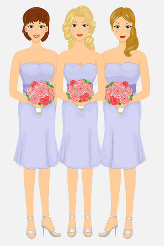 Custom Bridesmaids Dresses