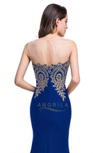 Trumpet/Mermaid Sleeveless Lace Applique Evening Dresses