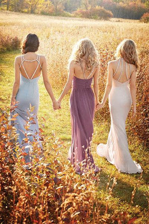 Modest Long Bridesmaid Dresses