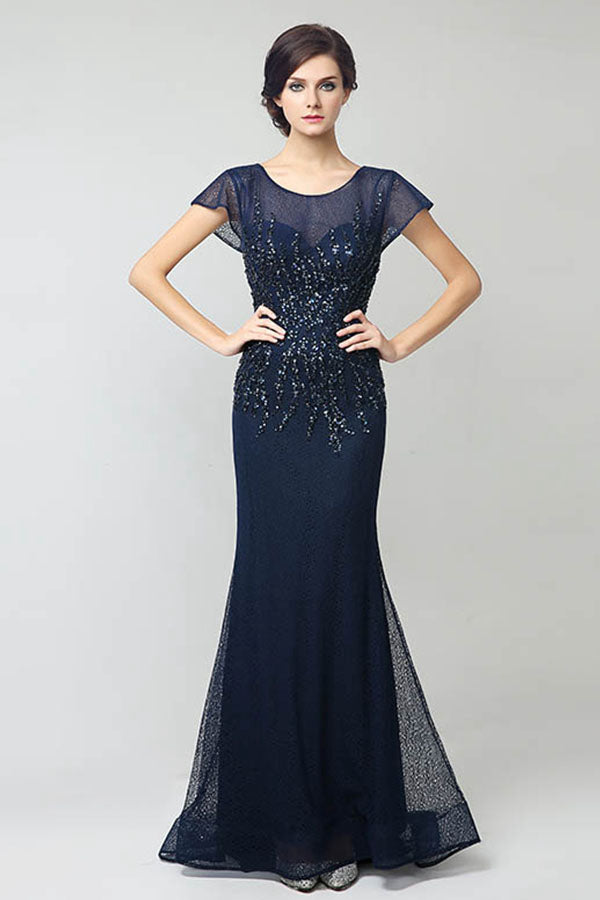 Vintage Classic Cap Sleeves Mother of the Bride Dresses Main image