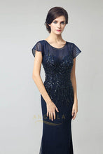 Vintage Classic Cap Sleeves Mother of the Bride Dresses