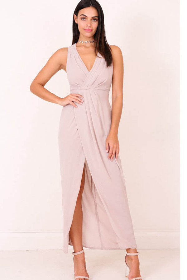 V-neck Split Sexy Maxi Dresses Main image