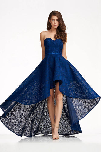 Sweetheart Lace High-low Homecoming Dresses