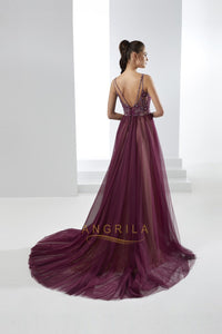 Marvelous Tulle Sleeveless Sweetheart Evening Dresses