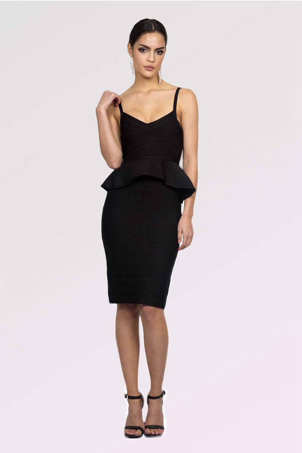 Two-Piece Knee-Length Cocktail Dress