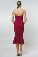 Strapless Lace Wedding Guest Dresses