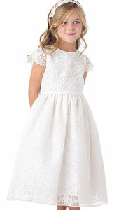 Ball-Gown/Princess Tea-length Flower Girl Dress