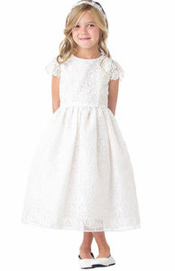 Ball-Gown/Princess Tea-length Flower Girl Dress