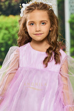 Glamorous A-line Scoop Neckline Tea-length Tulle Flower Girl Dresses