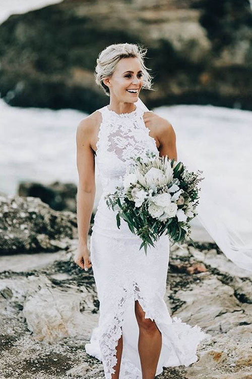 High Neck Boho Wedding Dress Boat Neck Boho Wedding Dress High Neck Halter Boho Lace High Neck Boho Wedding Dress Boat Neck Boho Wedding Dress High Neck Halter Boho Lace
