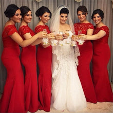 Luxurious Trumpet/Mermaid Cap Sleeves V-back Long Bridesmaid Dresses