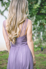 Chic Tulle Bridesmaid Dresses with Sheer Illusion Sleeves